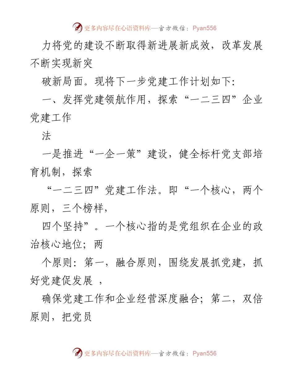 [工作总结] 企业党建 - 企业党建品牌提升计划及实施方案.docx_第2页
