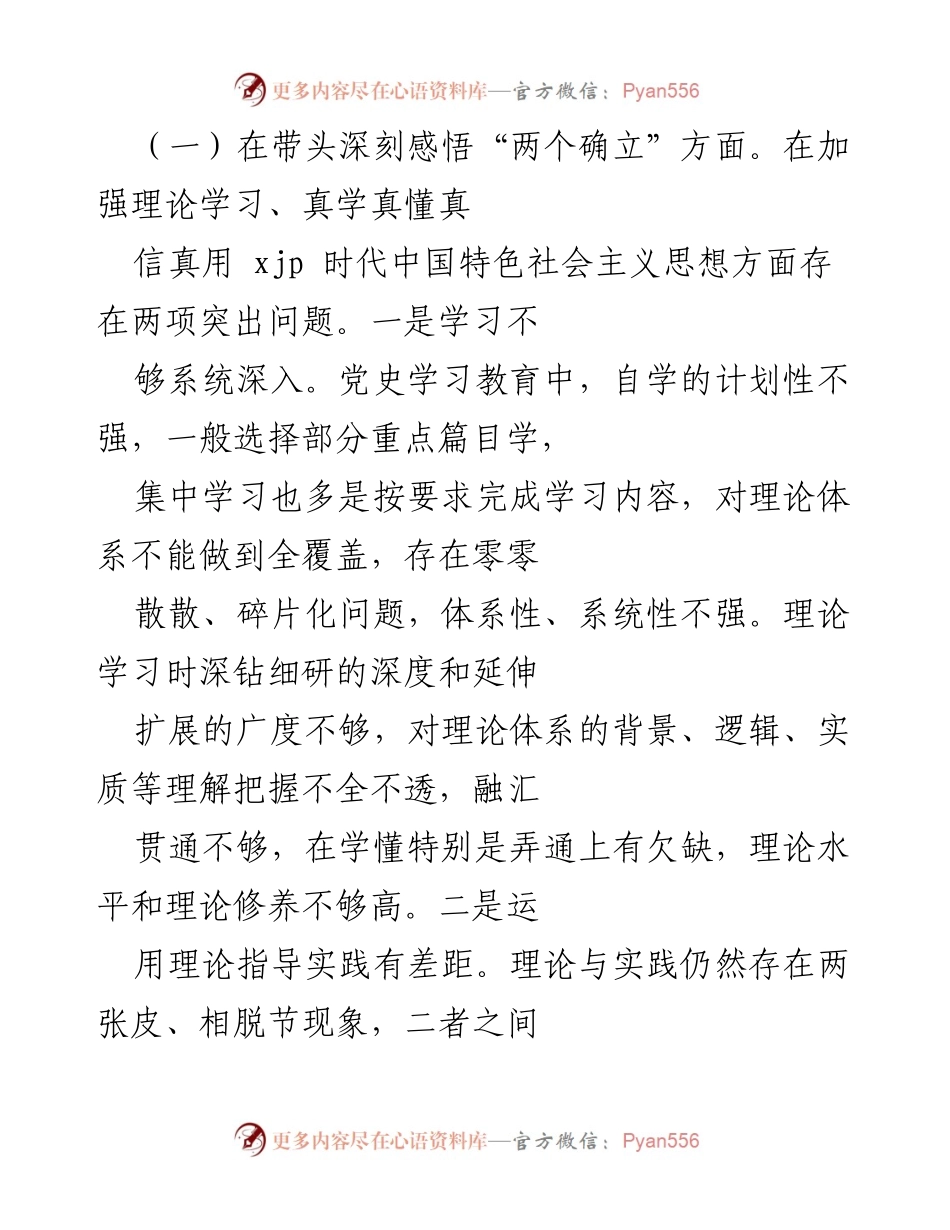 [工作总结] 党史学习教育 - 主题教育实施情况及自我检视报告.docx_第2页