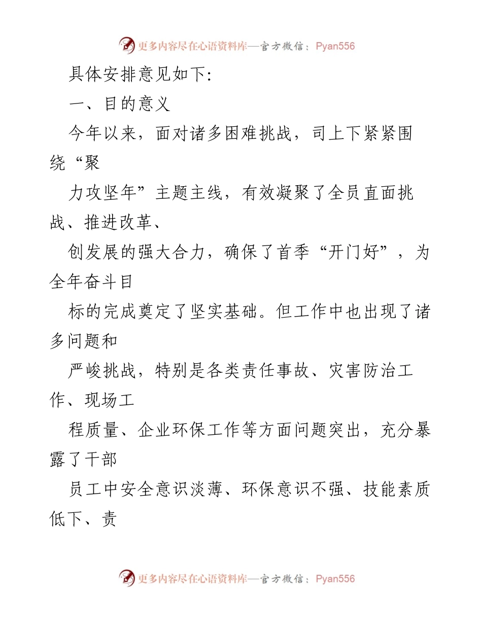 [工作总结] 企业内部 - 开展“强化练兵提技能保安全勇于担当破难题促发展”主题教育实践活动的实施意见.docx_第2页