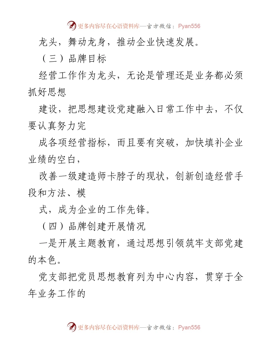 [工作总结] 党建品牌创建 - “红色龙头”党建品牌创建工作汇报.docx_第2页