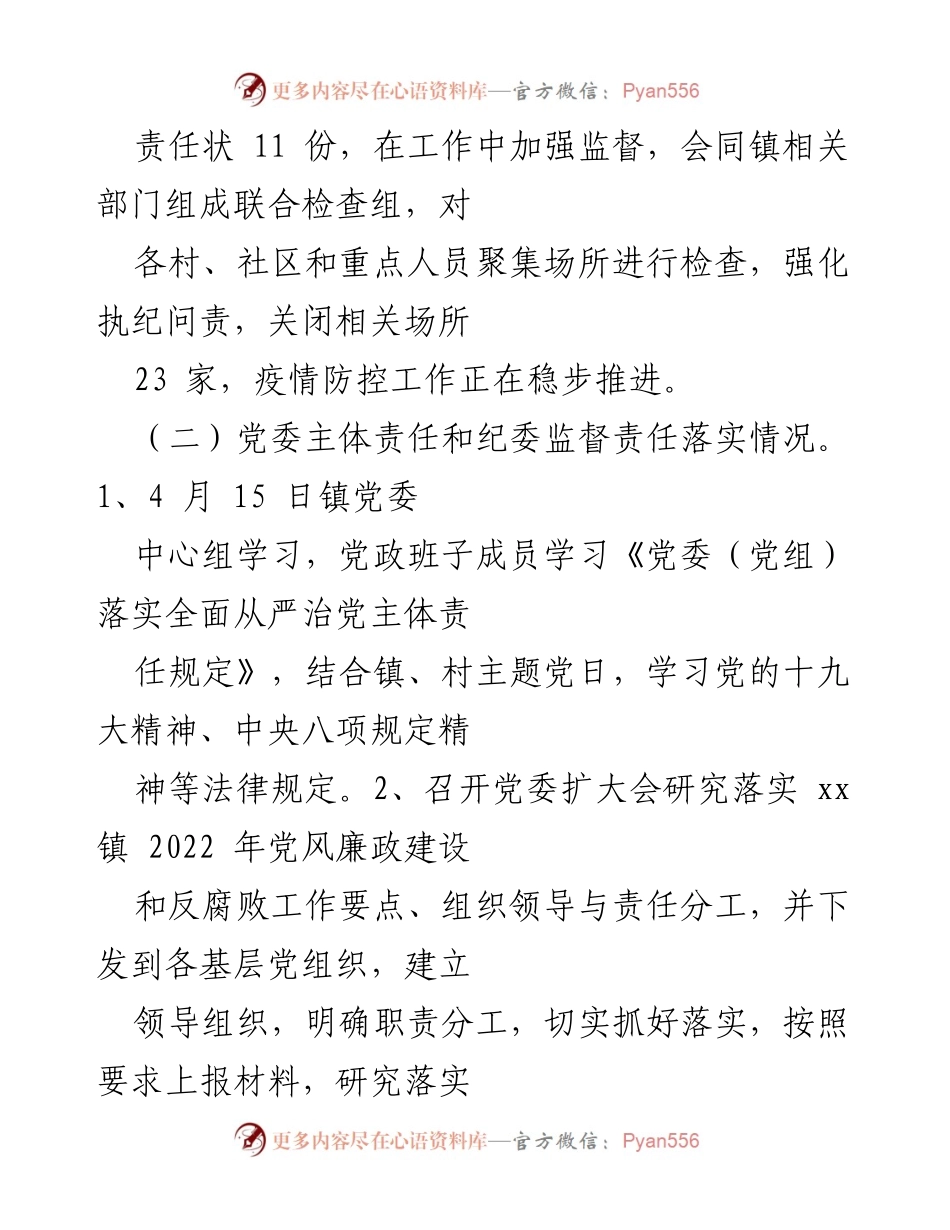 [工作总结] 乡镇纪委 - 上半年工作总结与下半年工作计划.docx_第2页