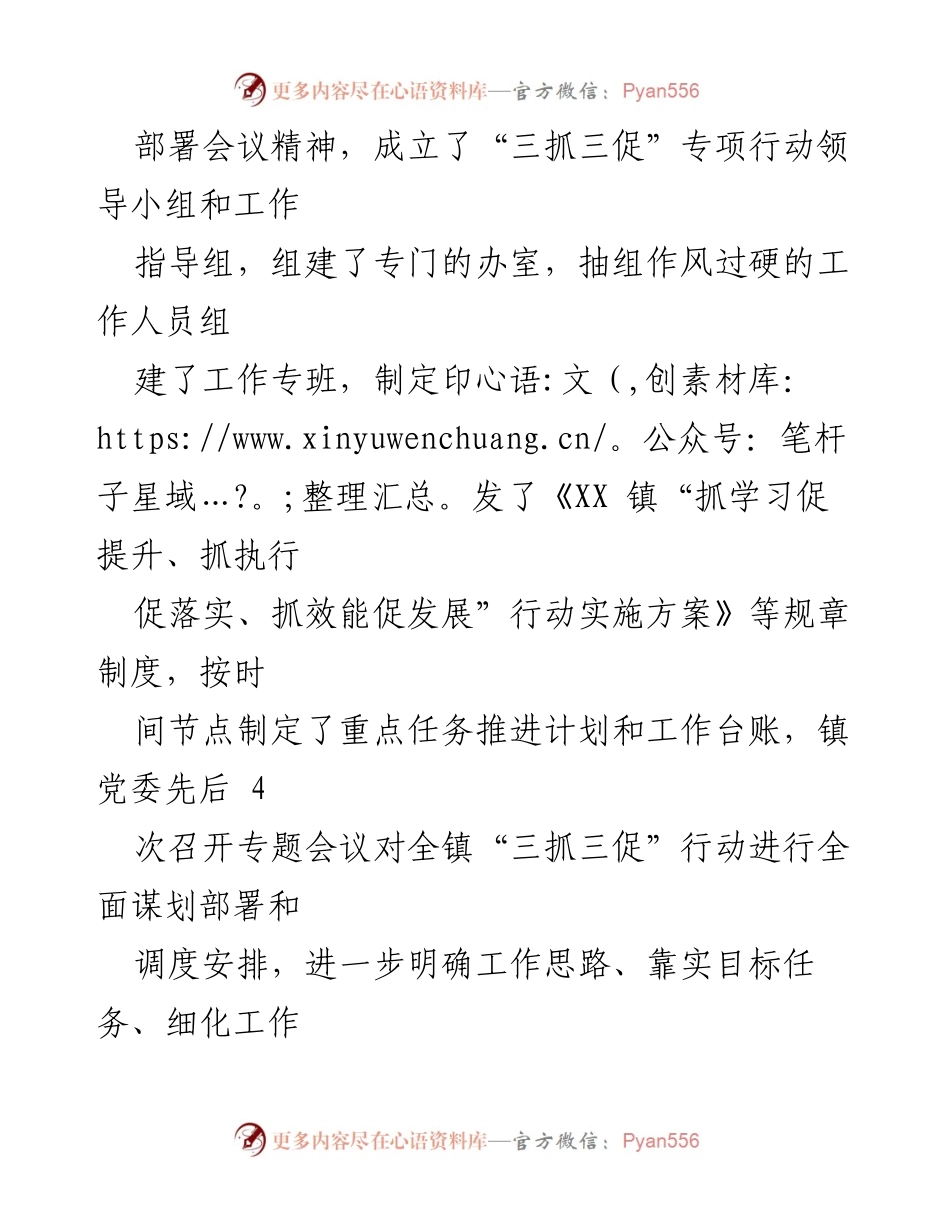 [工作总结] 乡镇街道 - 2023年“三抓三促”行动开展情况汇报.docx_第2页