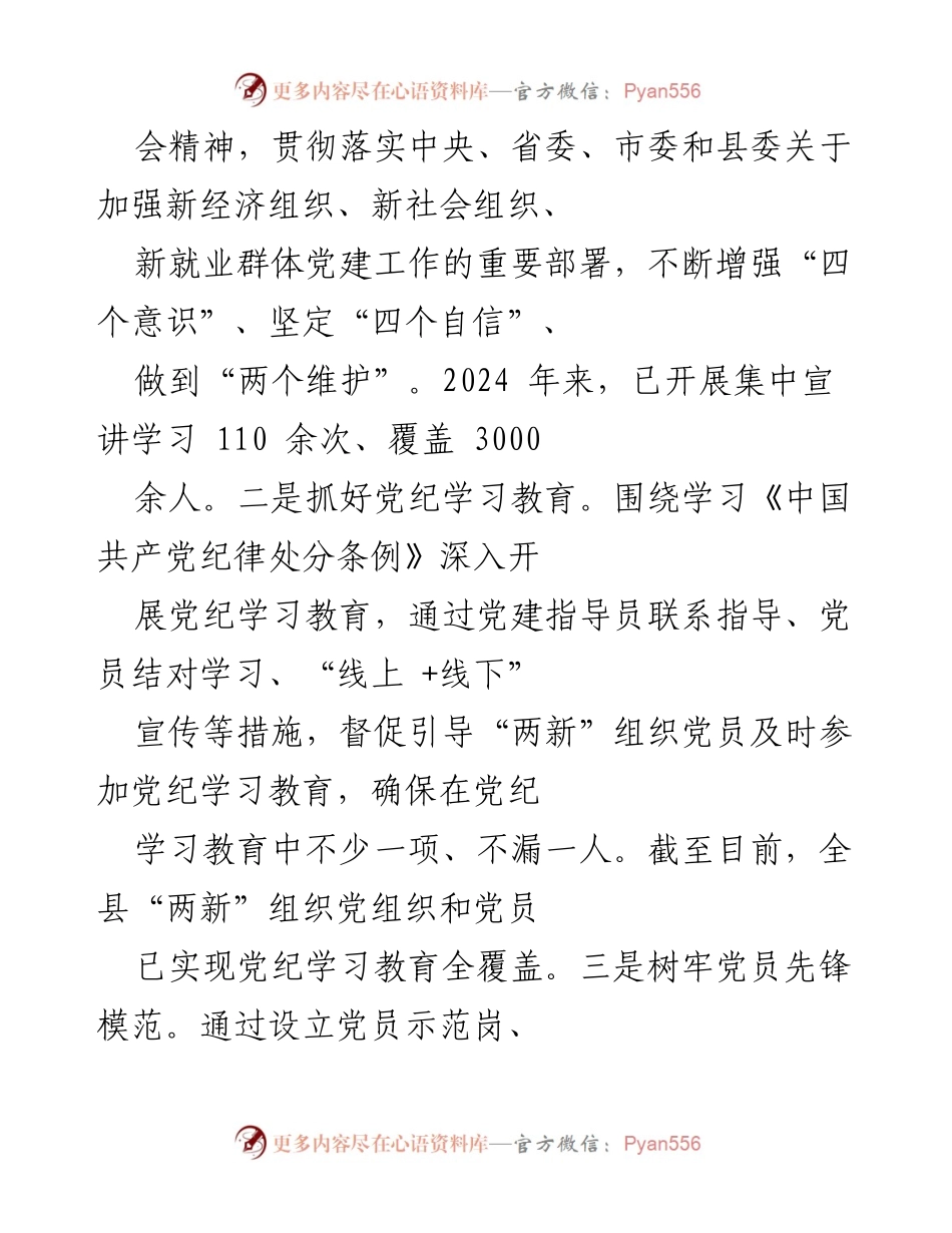 [工作总结] 企业党建 - “红色引擎”助力“两新”组织发展新动能.docx_第2页