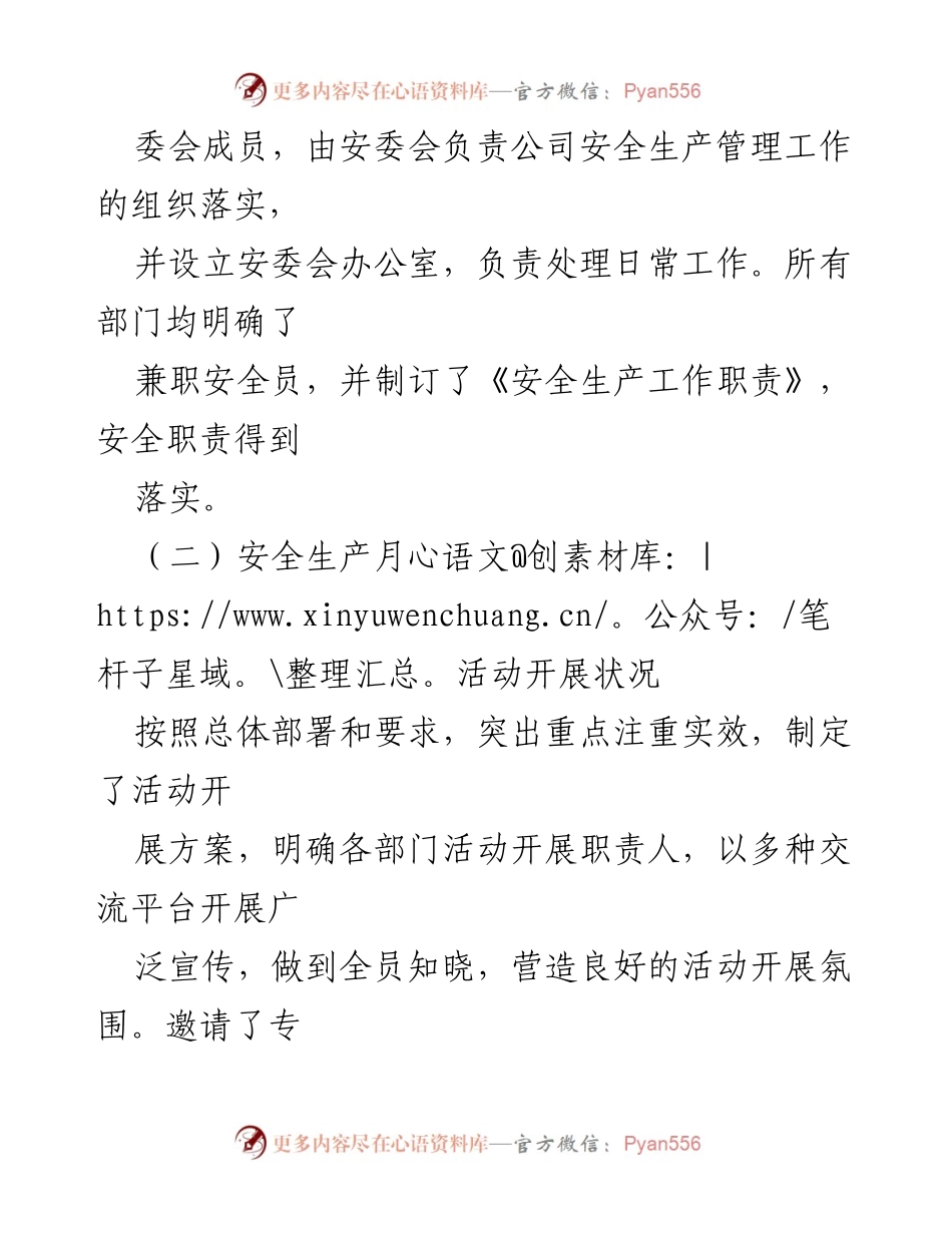 [工作总结] 企业安全生产 - 2020年度安全生产主体责任履职报告.docx_第2页