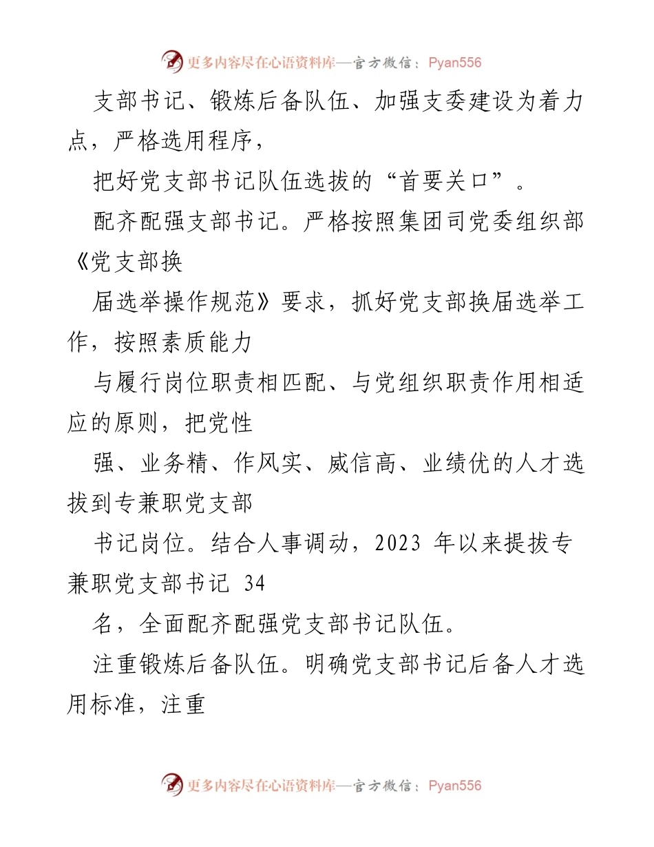 [工作总结] 党建工作 - 锻造高素质党支部书记队伍的“四维一体”策略.docx_第2页