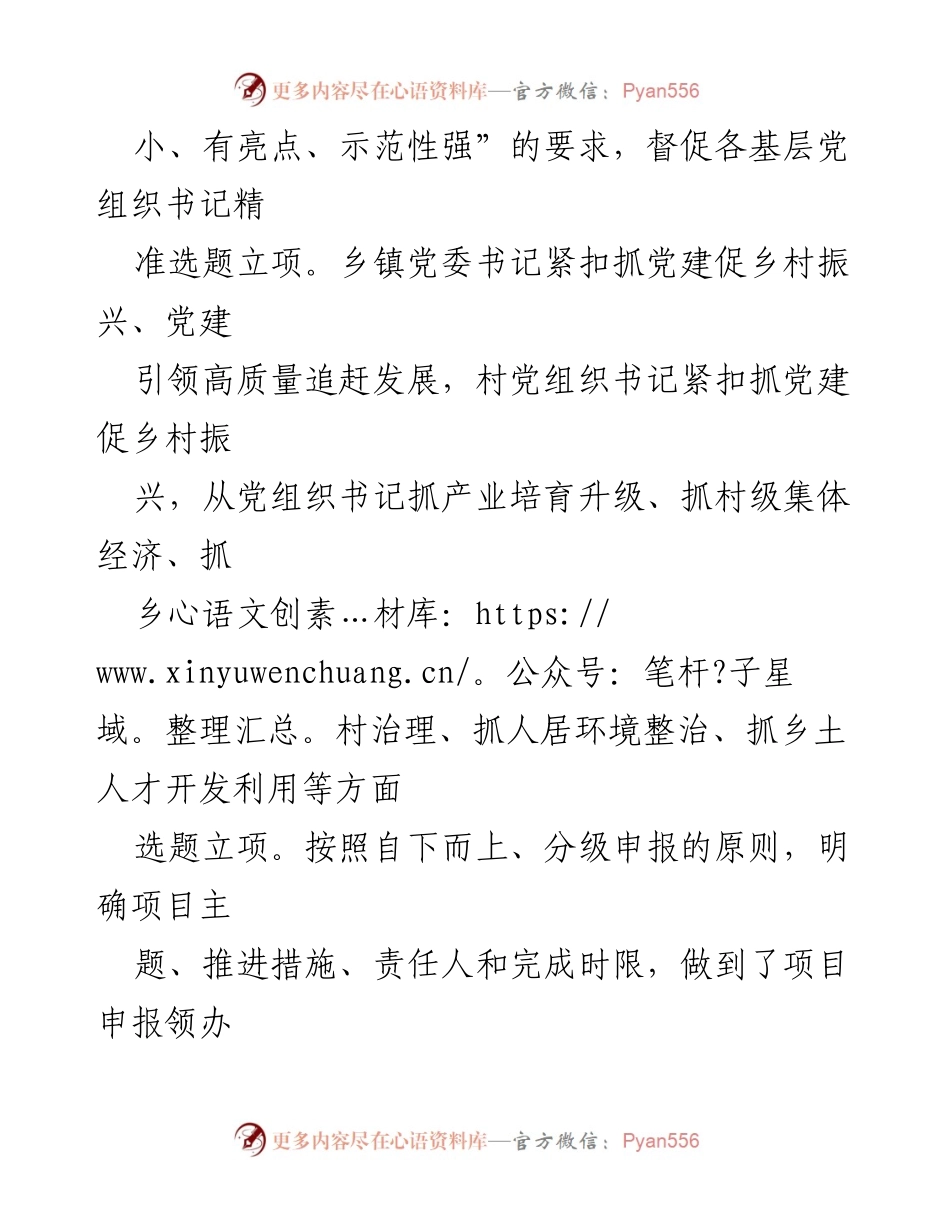 [工作总结] 党建工作 - “书记党建项目”工作情况汇报.docx_第2页