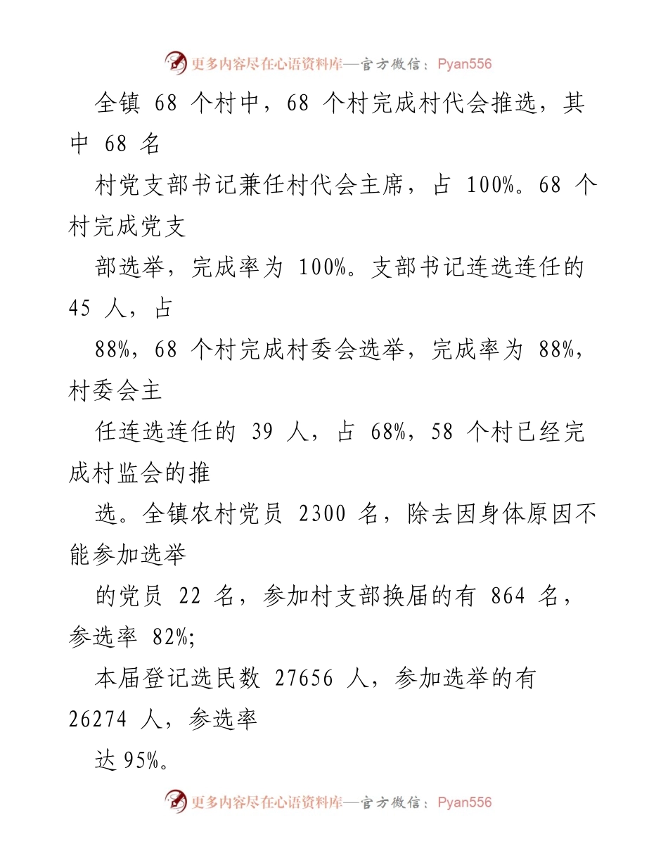 [工作总结] 乡镇村两委换届 - 2021年齐桥镇村两委换届选举工作总结.docx_第2页
