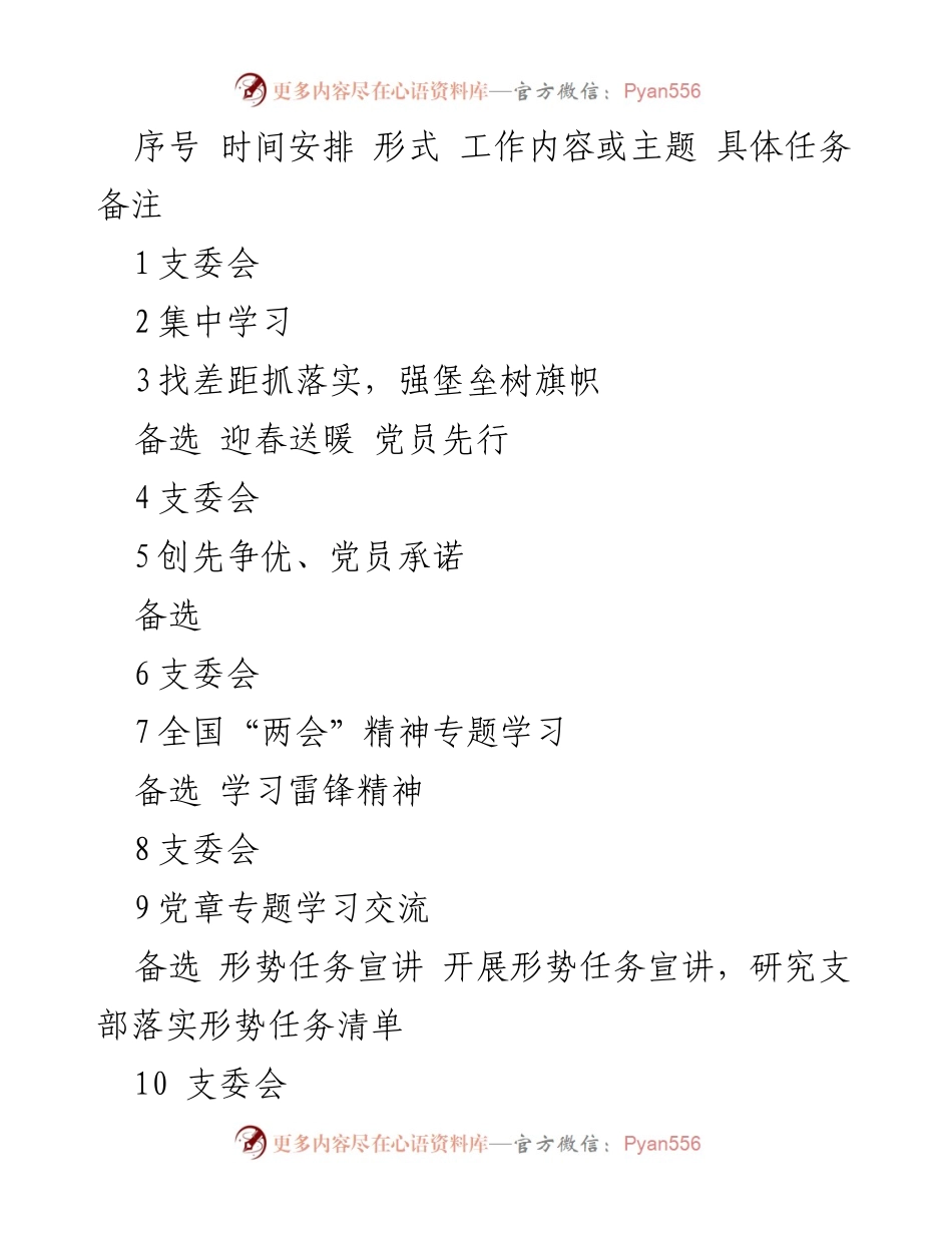 [工作总结] 党支部活动 - 2021年党支部工作计划与活动总结.docx_第1页