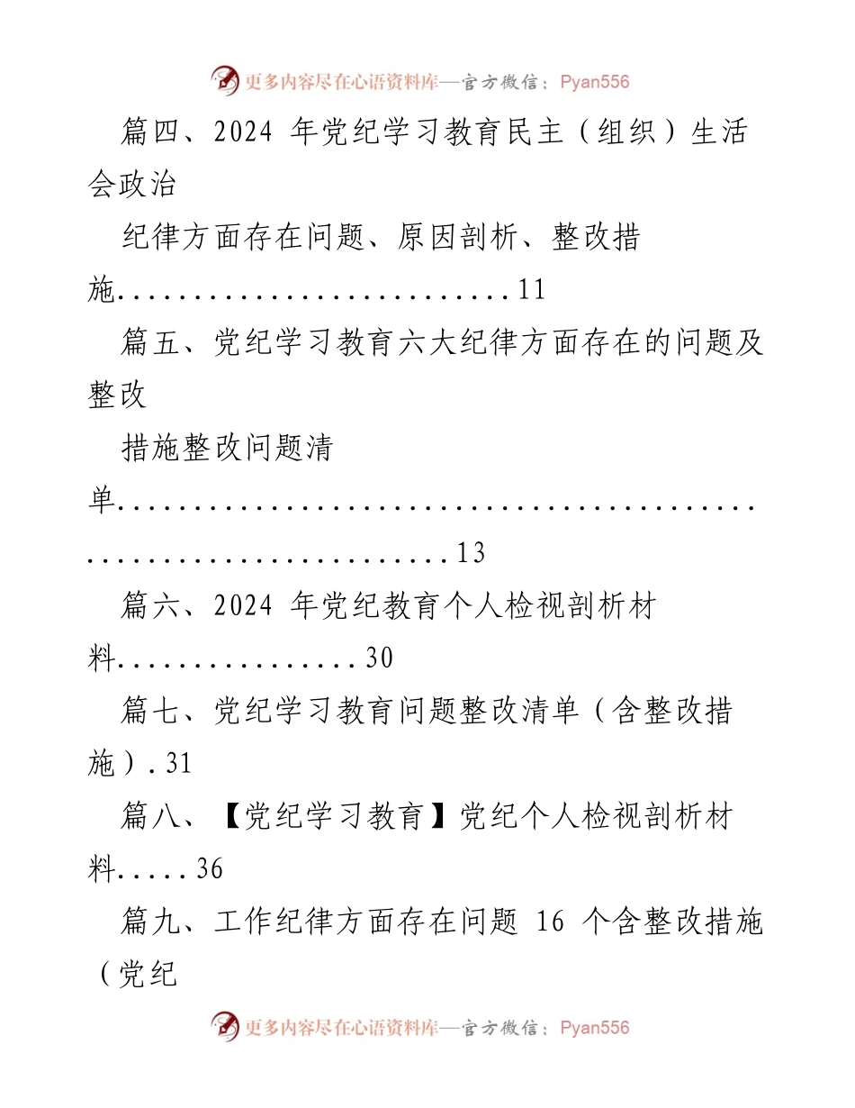 [工作总结] 党纪学习教育 - 党纪学习教育问题整改措施及下一步工作计划.docx_第2页