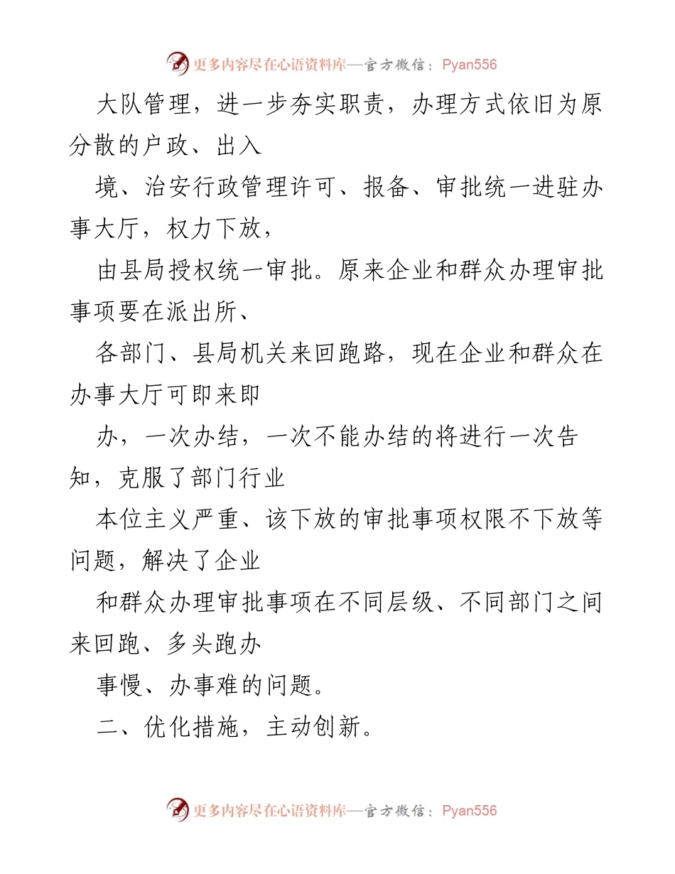 [工作总结] 公安局 - 深化“放管服”改革，优化营商环境的实践与成效.docx_第2页