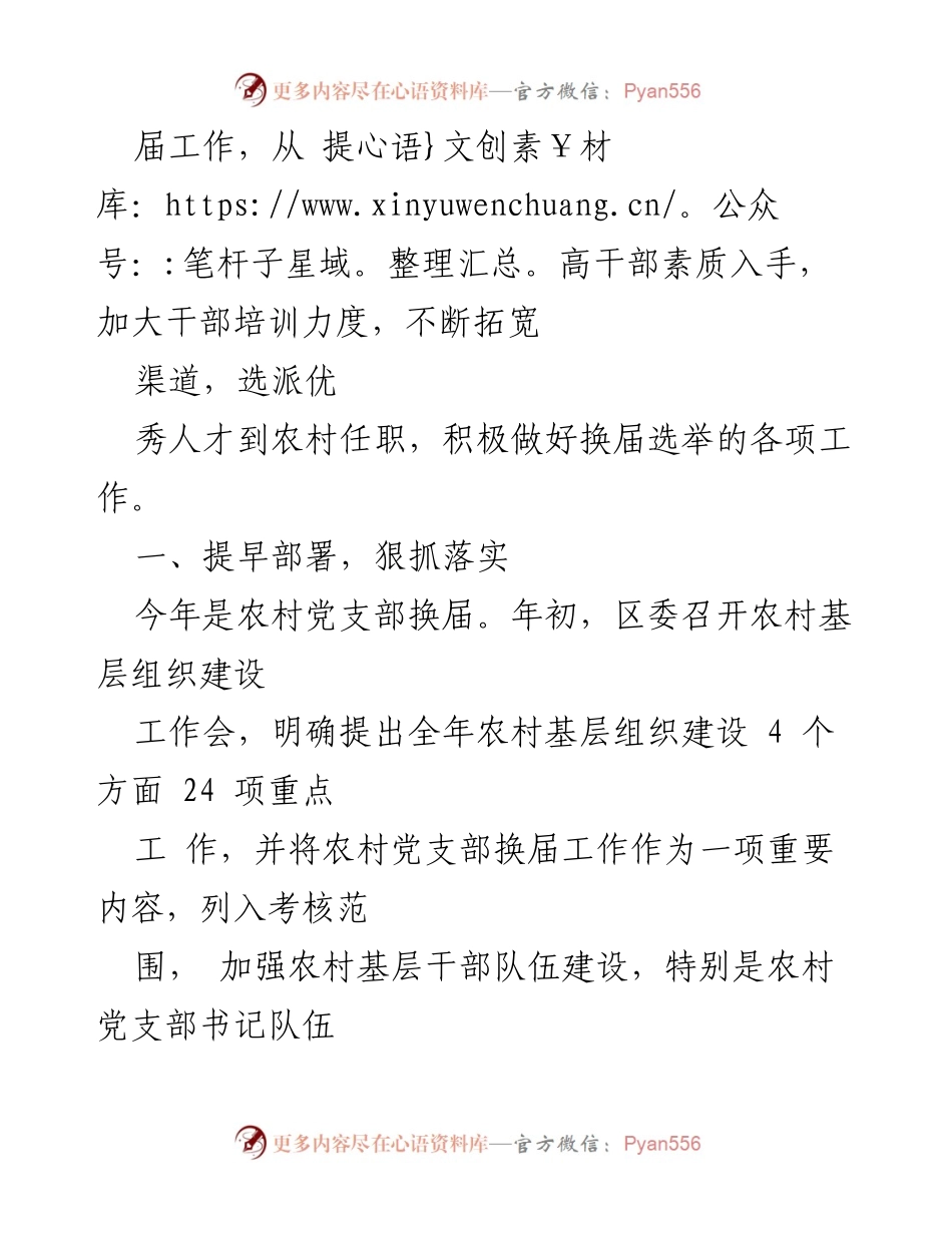[工作总结] 农村党支部换届选举 - 农村党支部换届选举工作总结与经验分享.docx_第2页