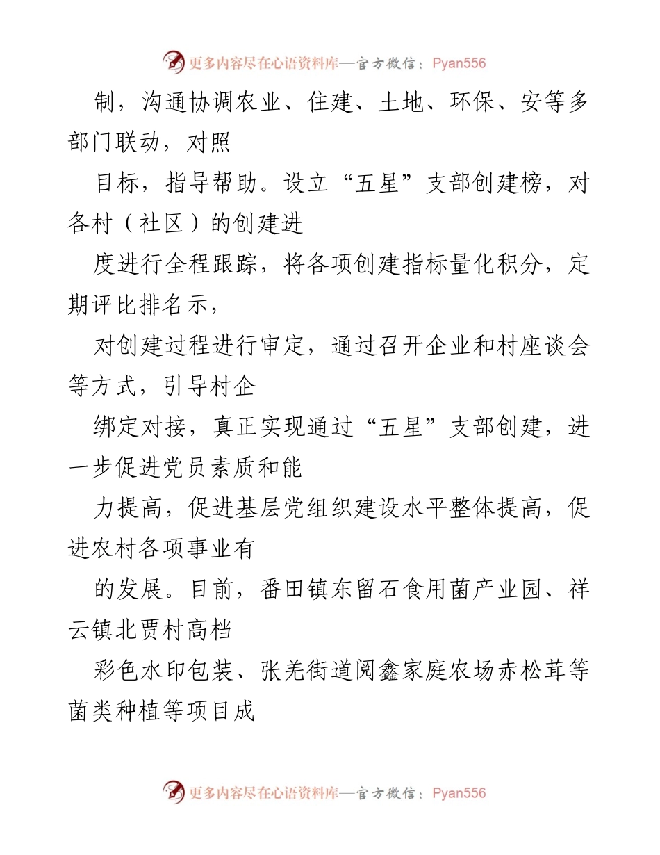 [工作总结] 党支部创建 - “五星”支部创建工作情况总结.docx_第2页
