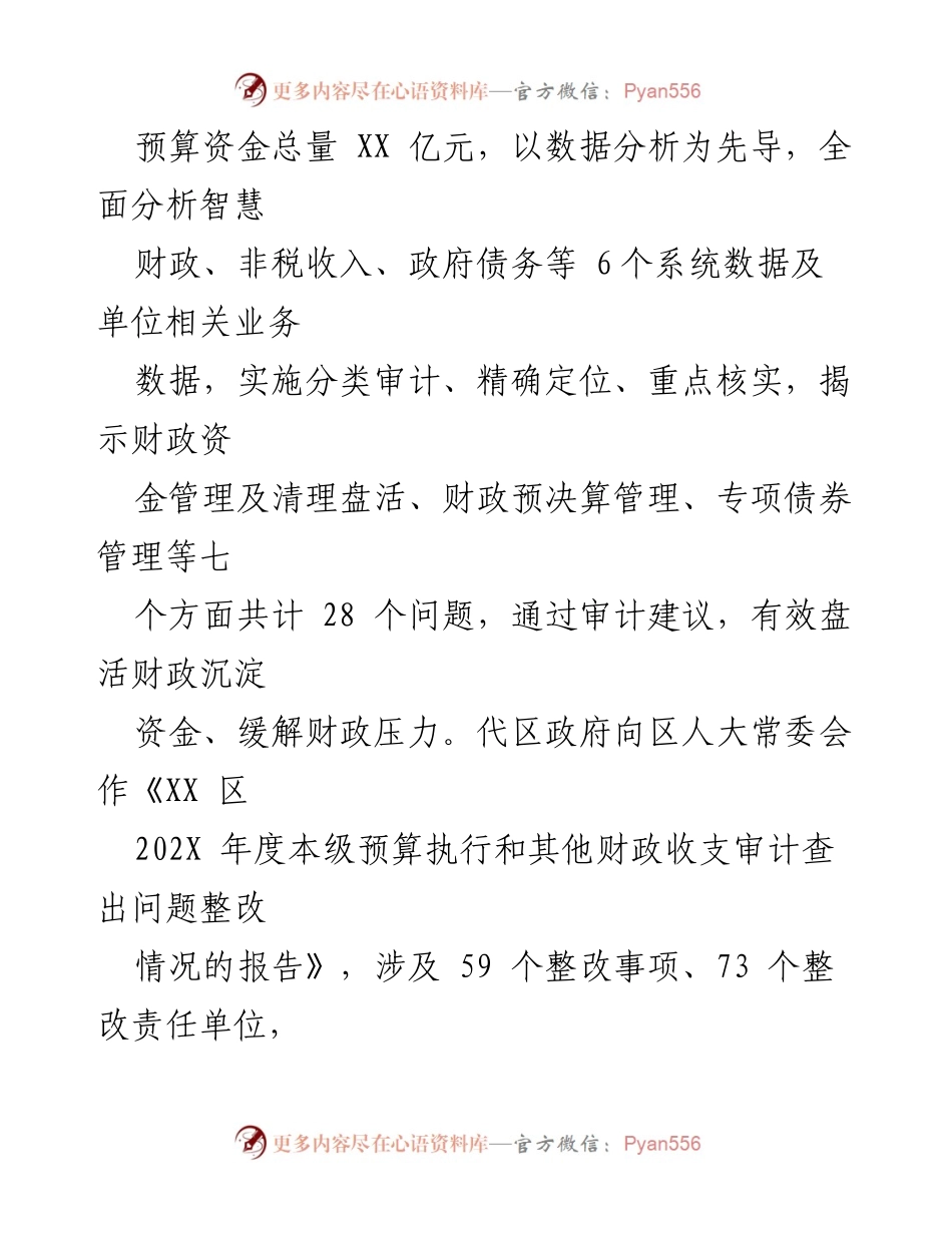 [工作总结] 区审计局 - 2023年度审计工作成效与经验总结.docx_第2页