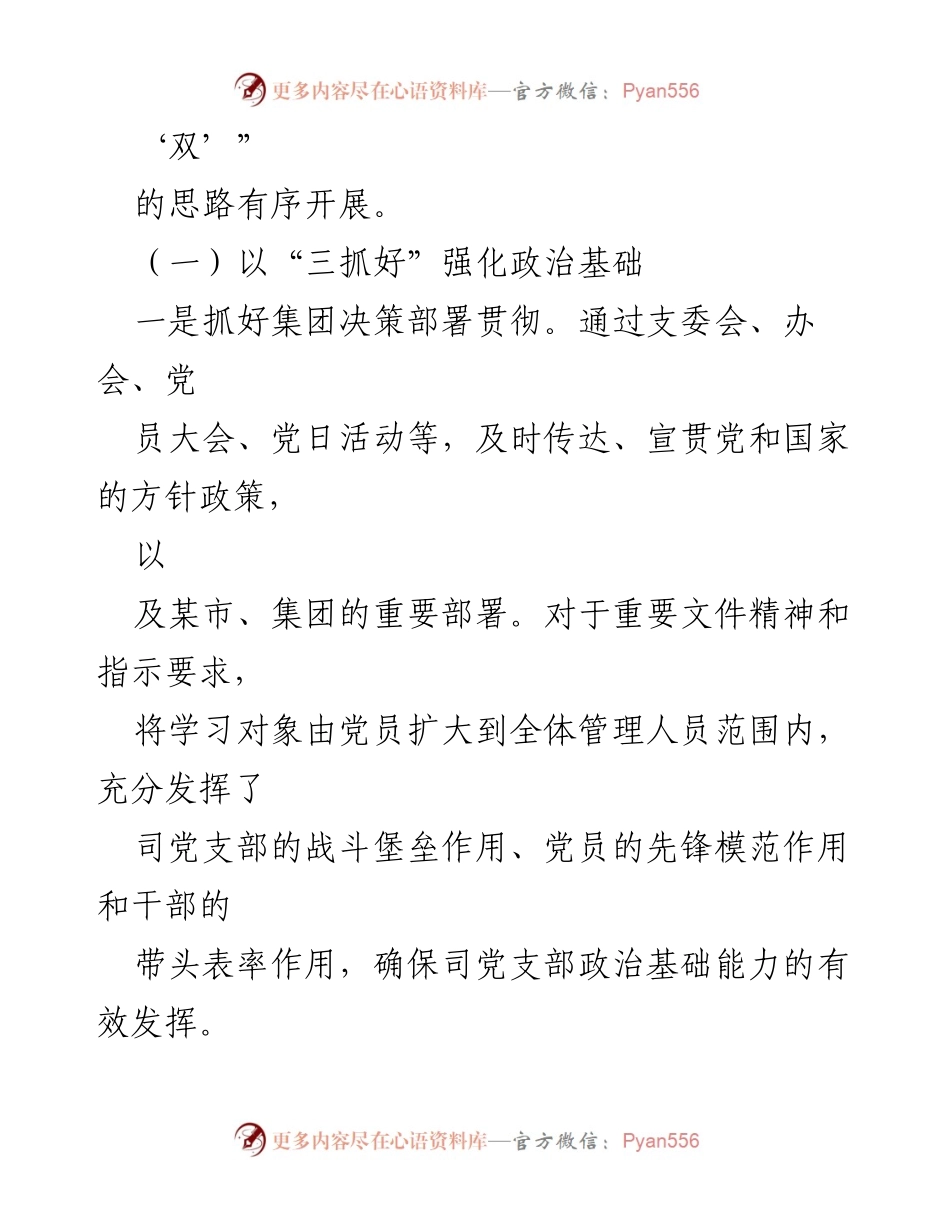 [工作总结] 党支部年度总结 - 2022年全面从严治党工作总结.docx_第2页