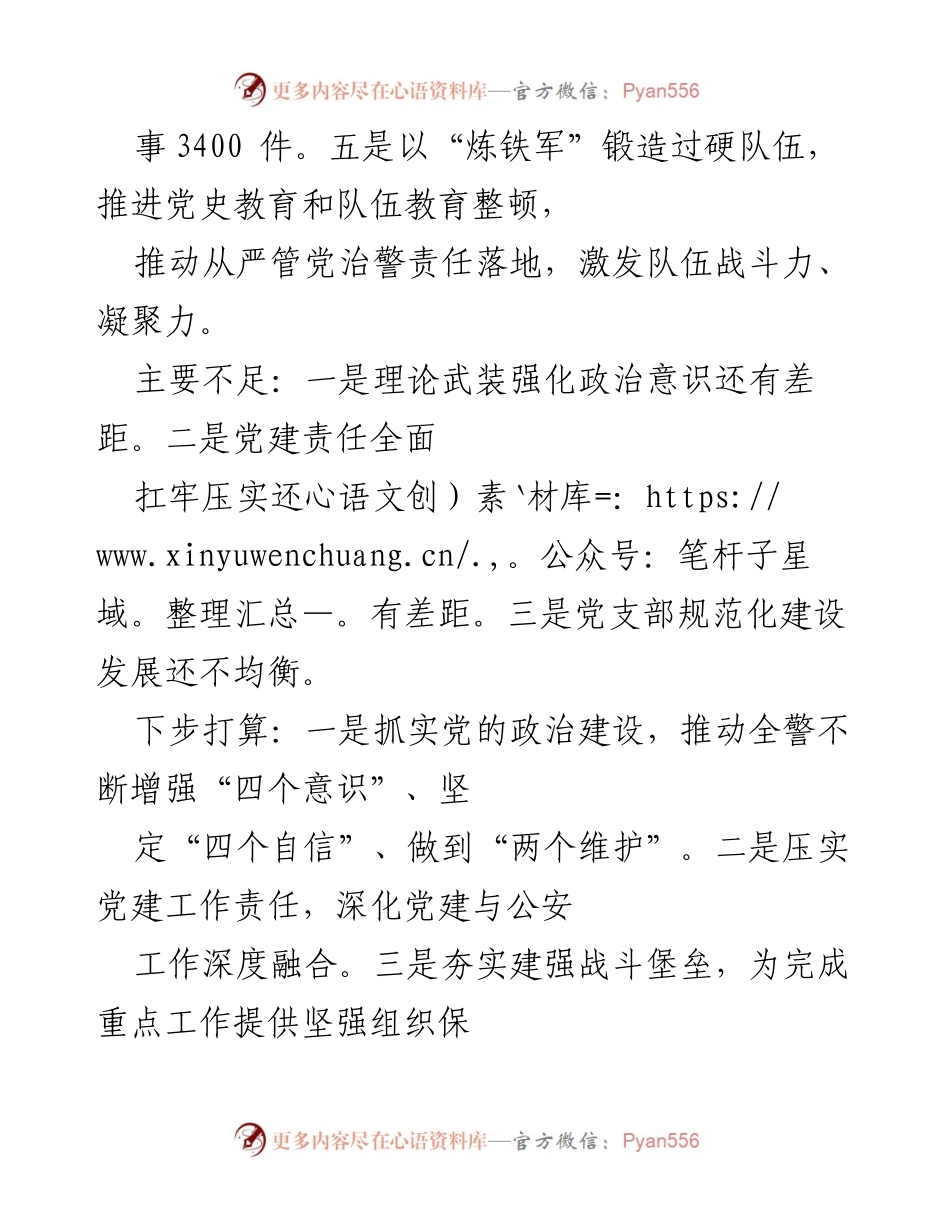[工作总结] 公安机关党建工作会议 - 推动公安机关党建提质增效的实践与思考.docx_第2页