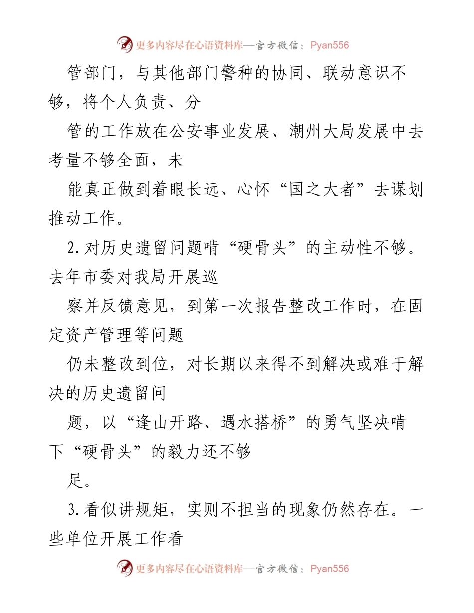 [工作总结] 公安局 - 干部思想作风问题整改措施总结.docx_第2页