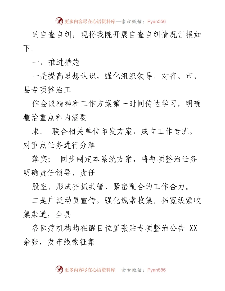 [工作总结] 医药领域专项治理 - 2024年医药购销领域不正之风专项治理工作情况总结报告.docx_第2页