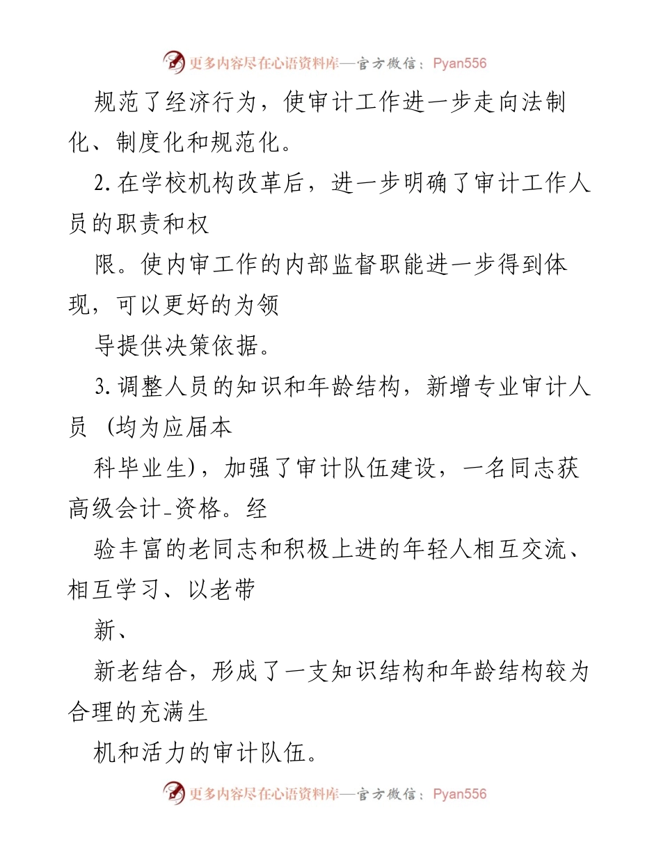 [工作总结] 公安内部审计 - 公安内部审计工作总结与经验分享.docx_第2页