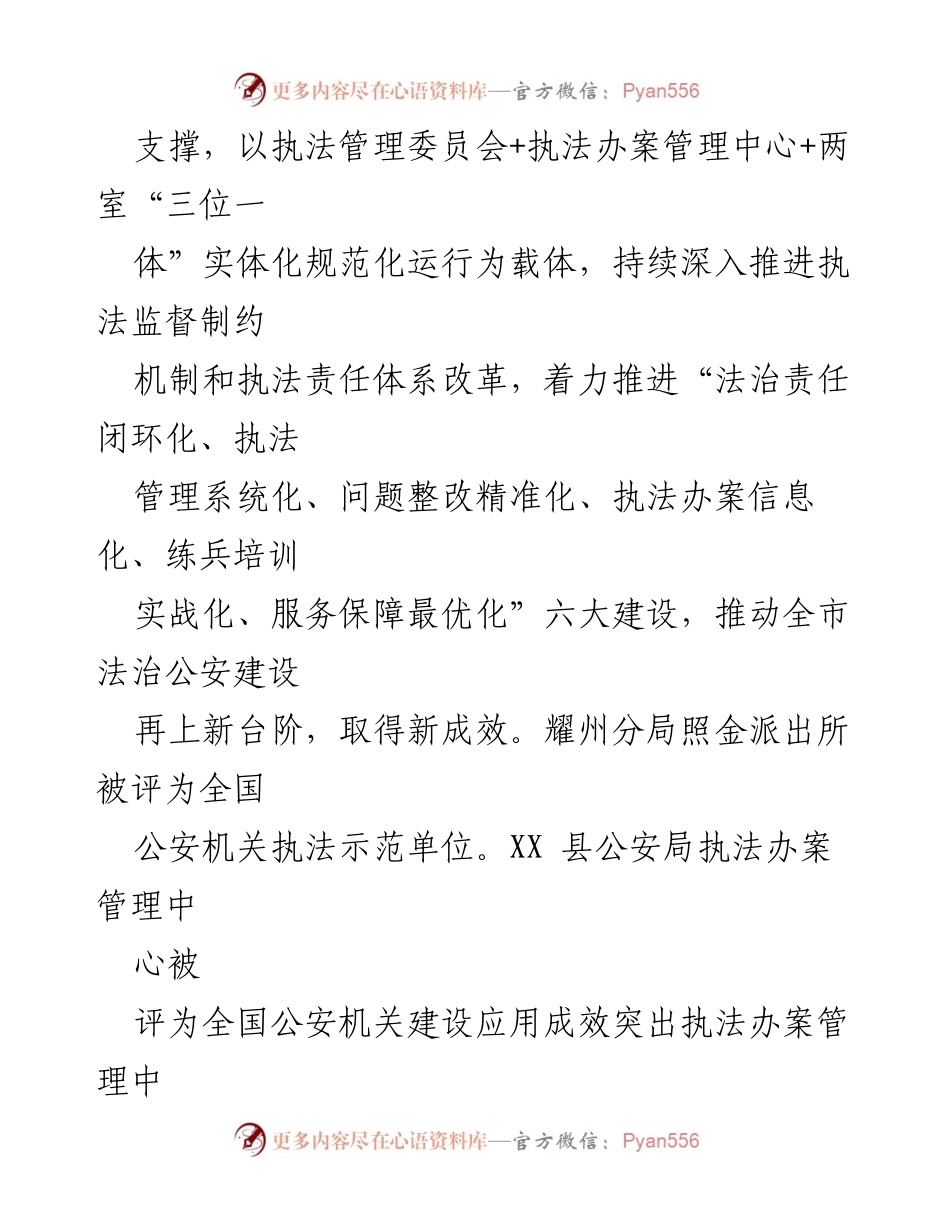 [工作总结] 公安局 - 2022年X某市公安局法治政府建设工作总结.docx_第2页