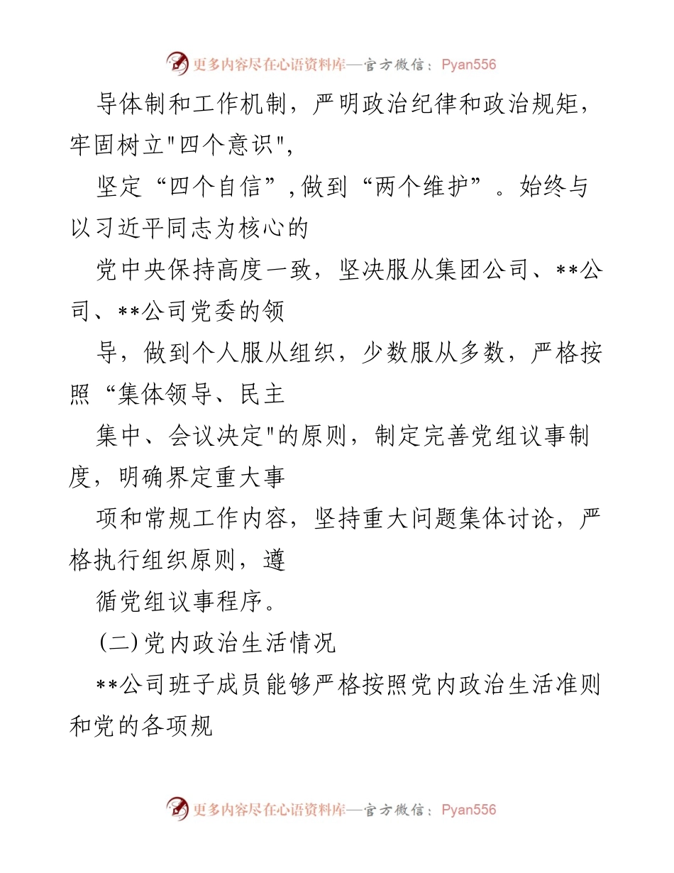 [工作总结] 公司党委 - 2023年全面从严治党工作汇报.docx_第2页