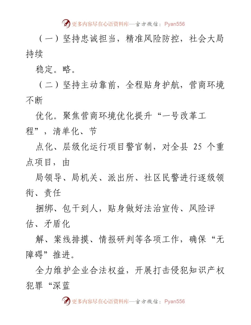 [工作总结] 公安局 - 2023年度公安工作总结与成效分析.docx_第2页