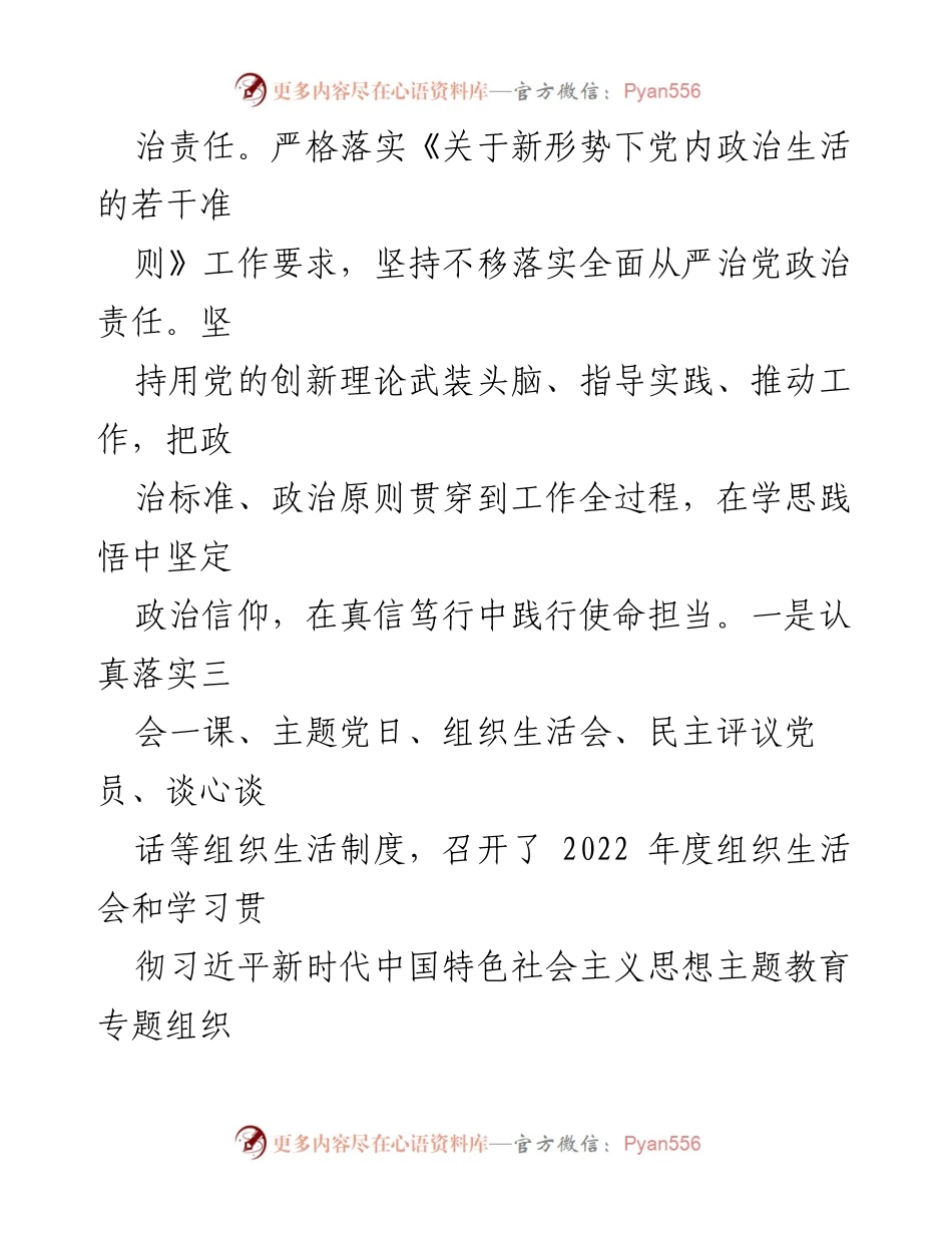 [工作总结] 公司党支部 - 2023年全面从严治党工作总结报告.docx_第2页