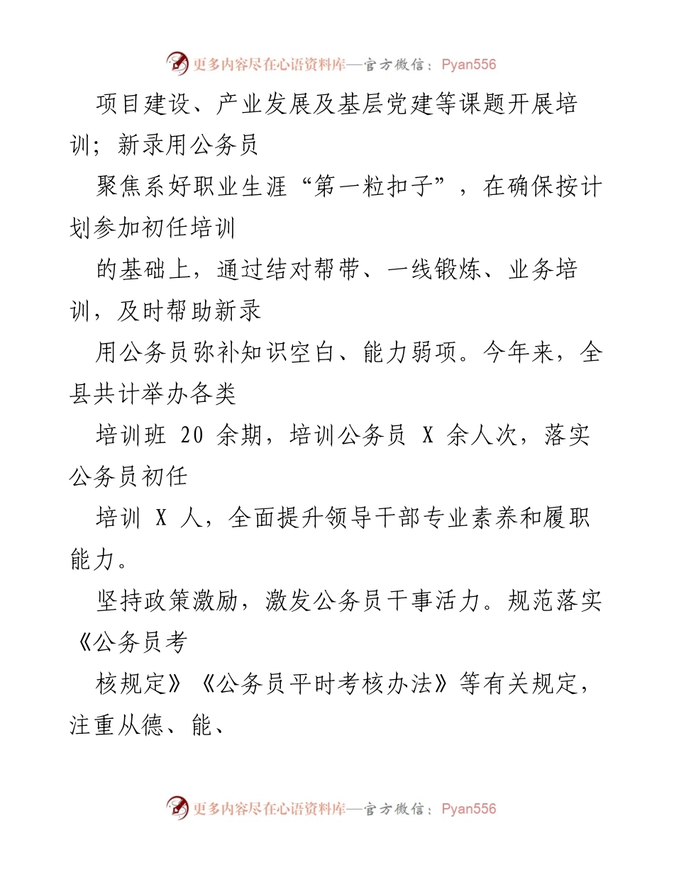 [工作总结] 公务员管理 - 提升公务员履职能力与激发干事活力的综合措施.docx_第2页