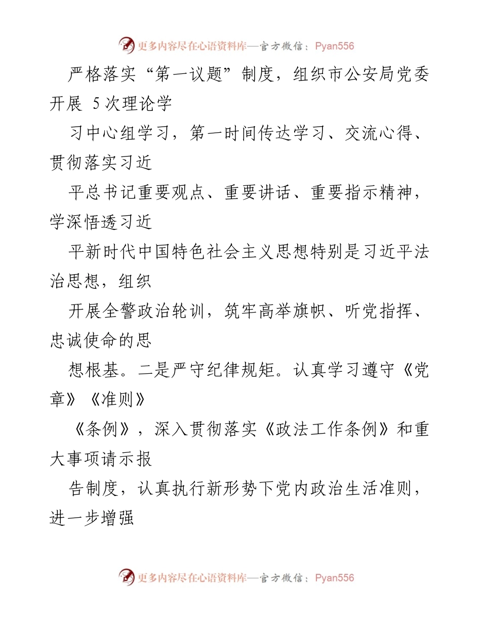 [工作总结] 公安局年度工作 - 2023年公安局局长工作述职报告.docx_第2页