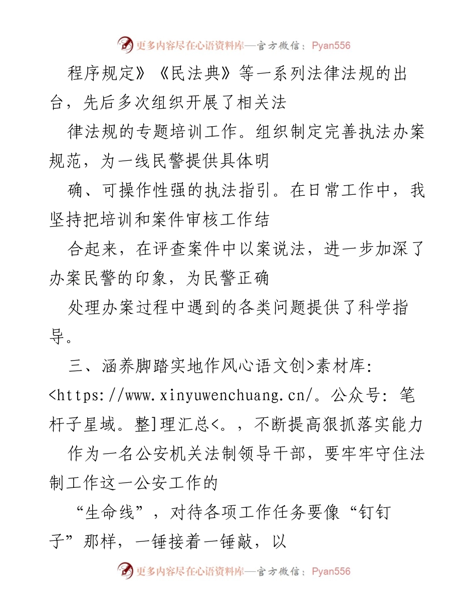 [工作总结] 公安法制队伍建设 - 提升案件审核质量与执法规范化的实践与反思.docx_第2页