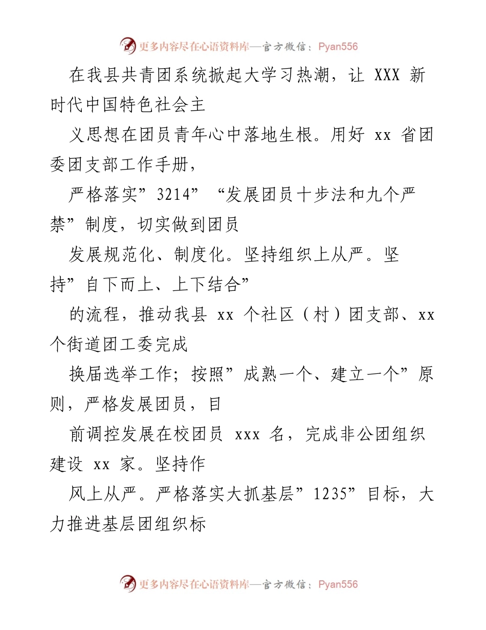 [工作总结] 团县委 - 2022年第一季度工作开展情况报告_1.docx_第2页