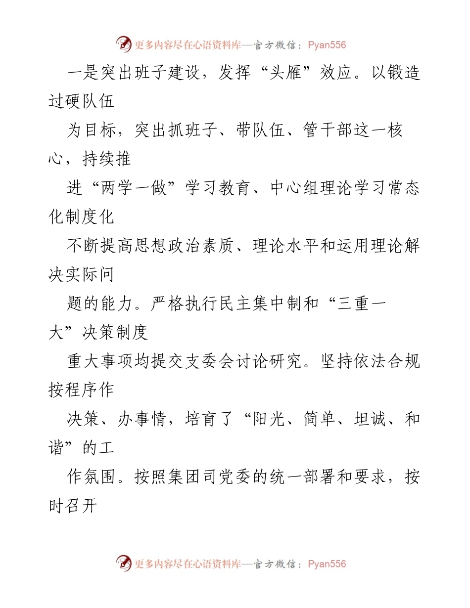 [工作总结] 国企党建 - 2024年度国企党建工作总结报告.docx_第2页