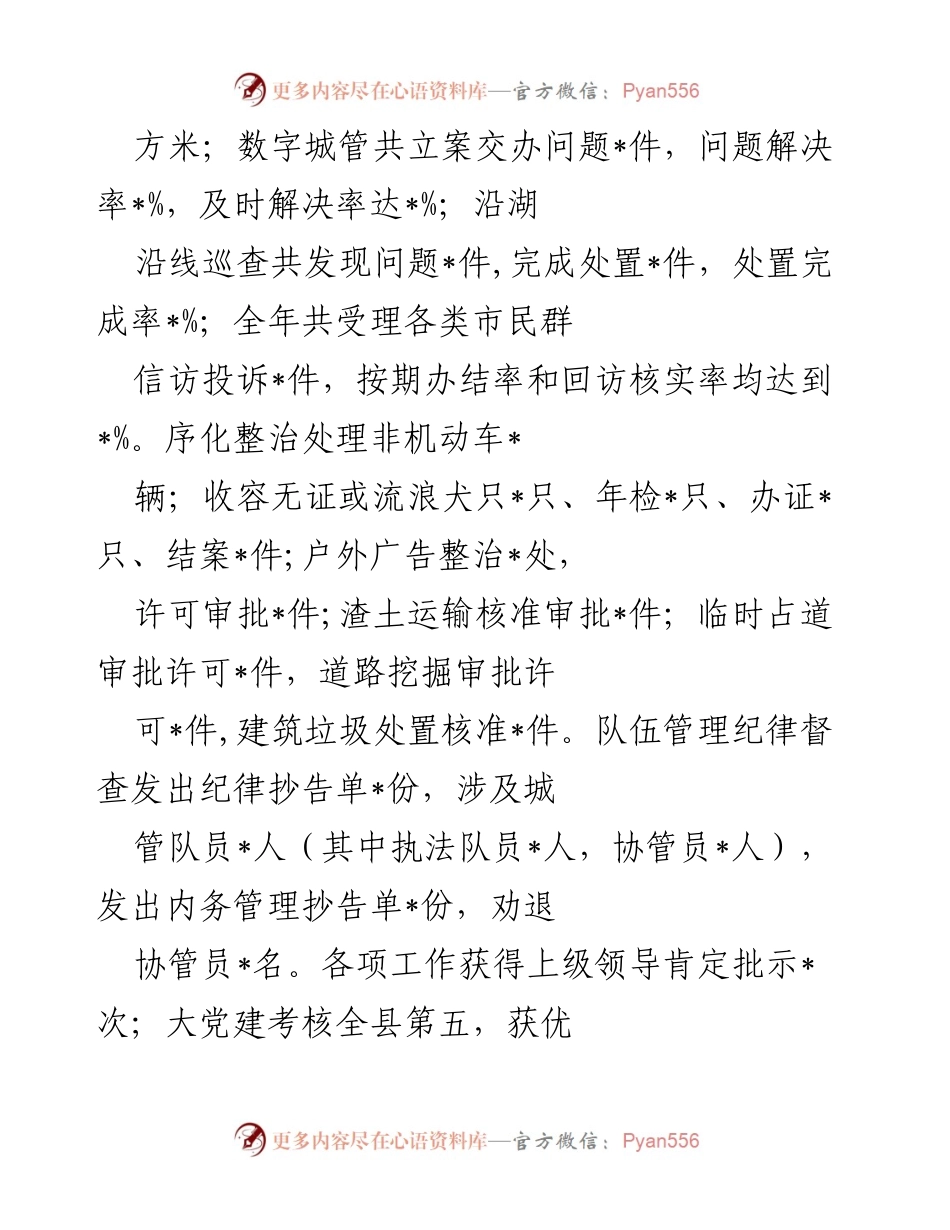[工作总结] 城市管理局 - 2022年度城市管理局工作成效总结.docx_第2页