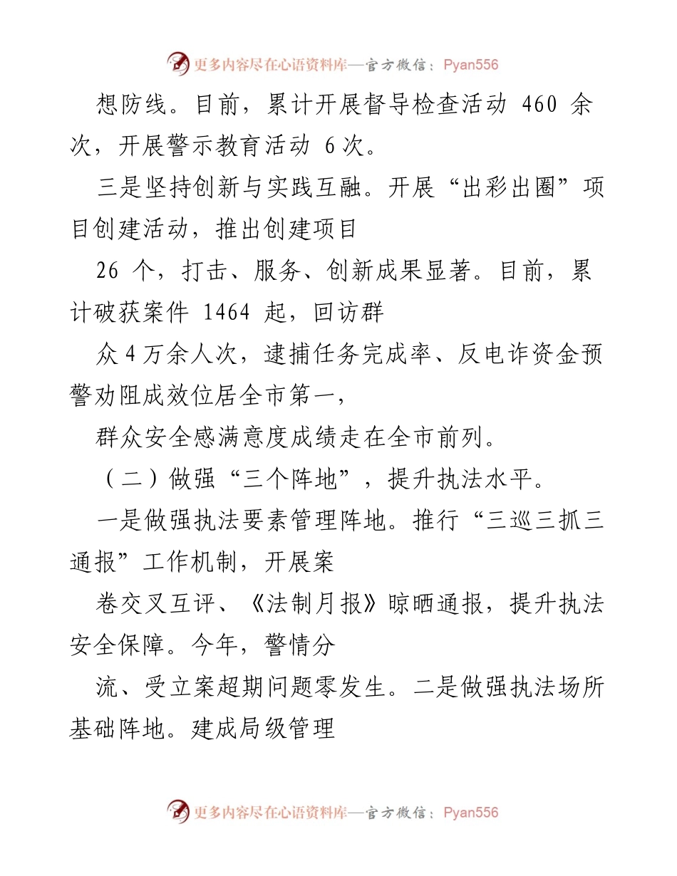 [工作总结] 县公安局 - “三抓三提升”主题实践活动工作总结.docx_第2页