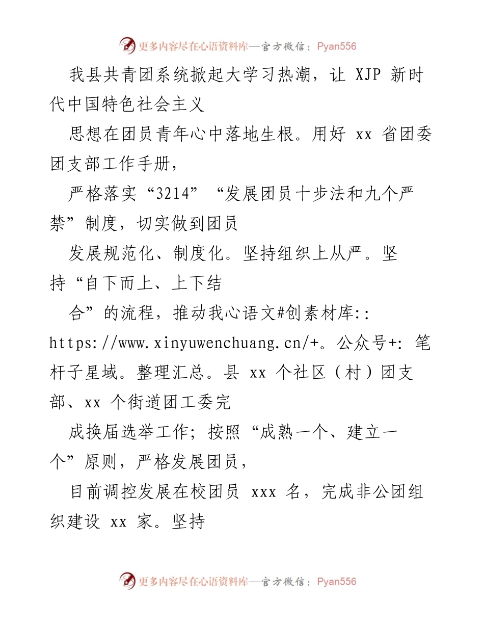 [工作总结] 团县委 - 2022 年第一季度工作总结报告.docx_第2页