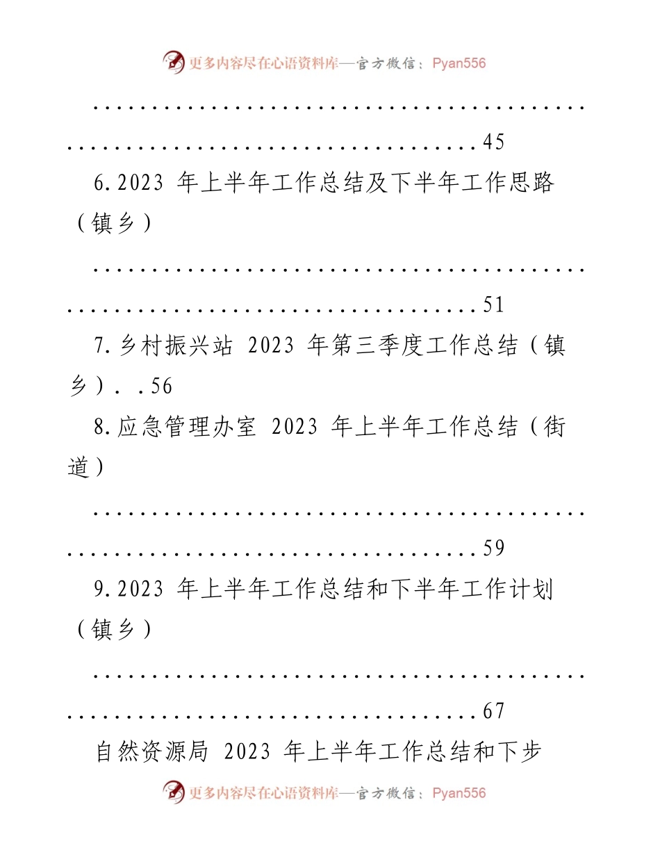 [工作总结] 半年工作汇报 - 2023年上半年工作总结与下半年工作思路汇编.docx_第2页