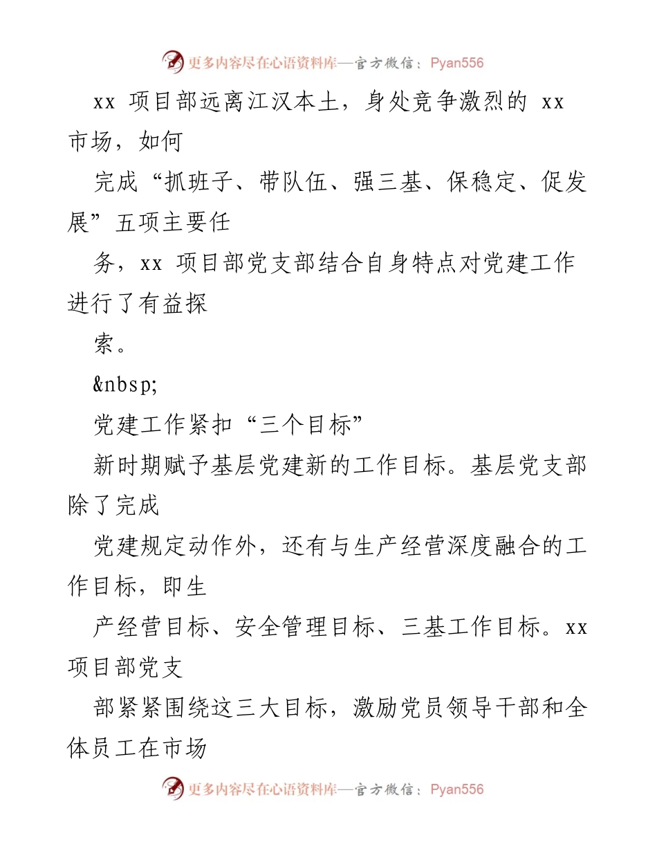 [工作总结] 基层党建 - “三三”党建工作法在基层支部建设中的实践与运用总结.docx_第2页