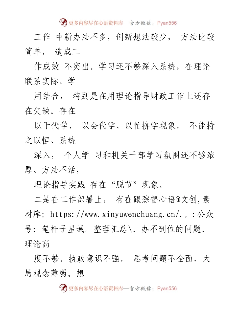 [工作总结] 基层党建工作 - 区财政局基层党建工作问题及整改措施总结.docx_第2页
