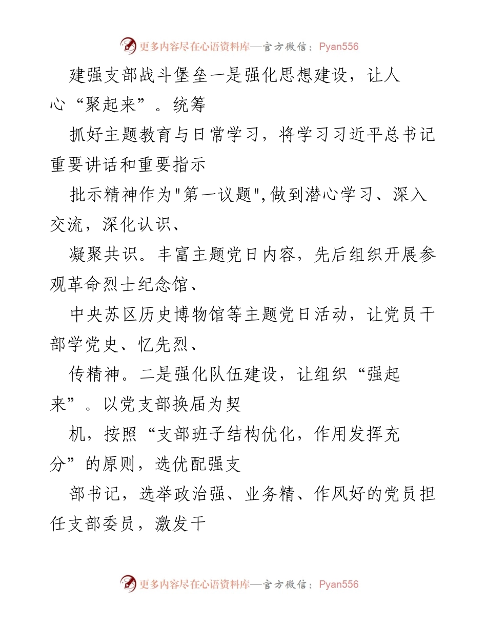 [工作总结] 城市管理 - 城市管理综合行政执法支队“四强”党支部创建工作经验总结_1.docx_第2页