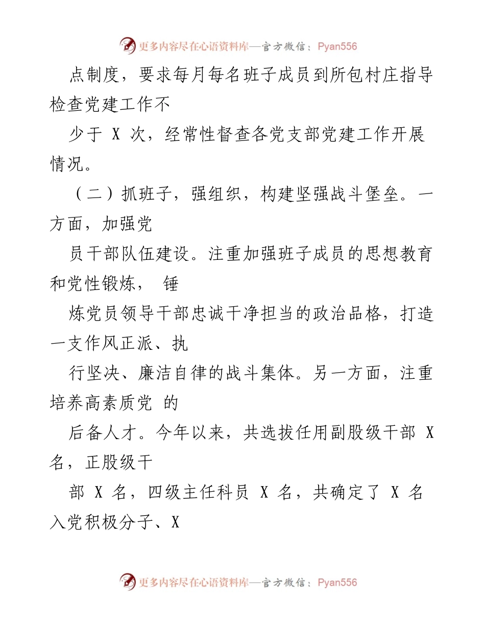 [工作总结] 大XX镇党委工作情况 - 大XX镇党委书记2022年工作总结报告.docx_第2页