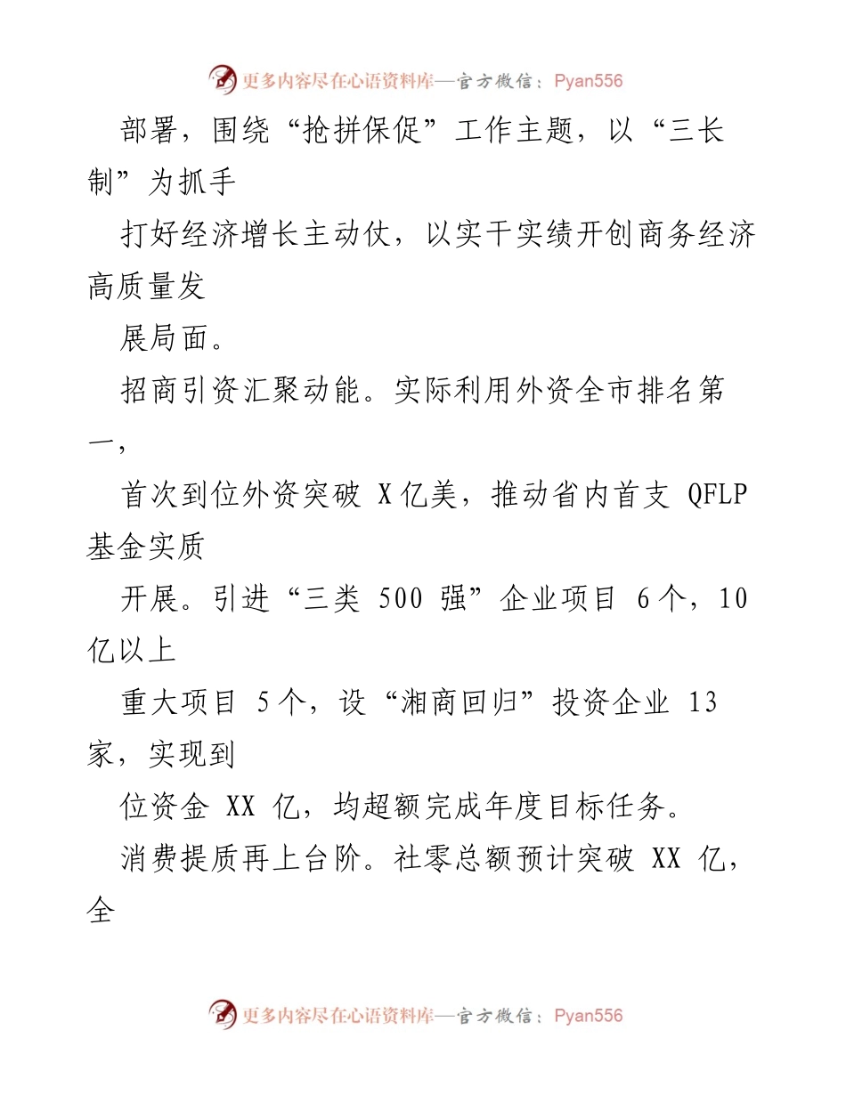 [工作总结] 商务局 - 2023年工作总结与2024年工作计划.docx_第2页