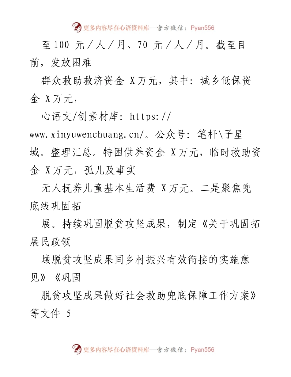 [工作总结] 县民政局 - 2023年上半年民政工作总结报告.docx_第2页