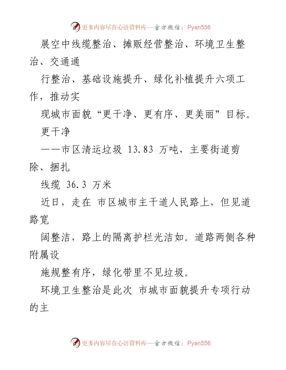[工作总结] 城市管理 - 2023年城市面貌提升专项行动工作总结与经验分享.docx_第2页