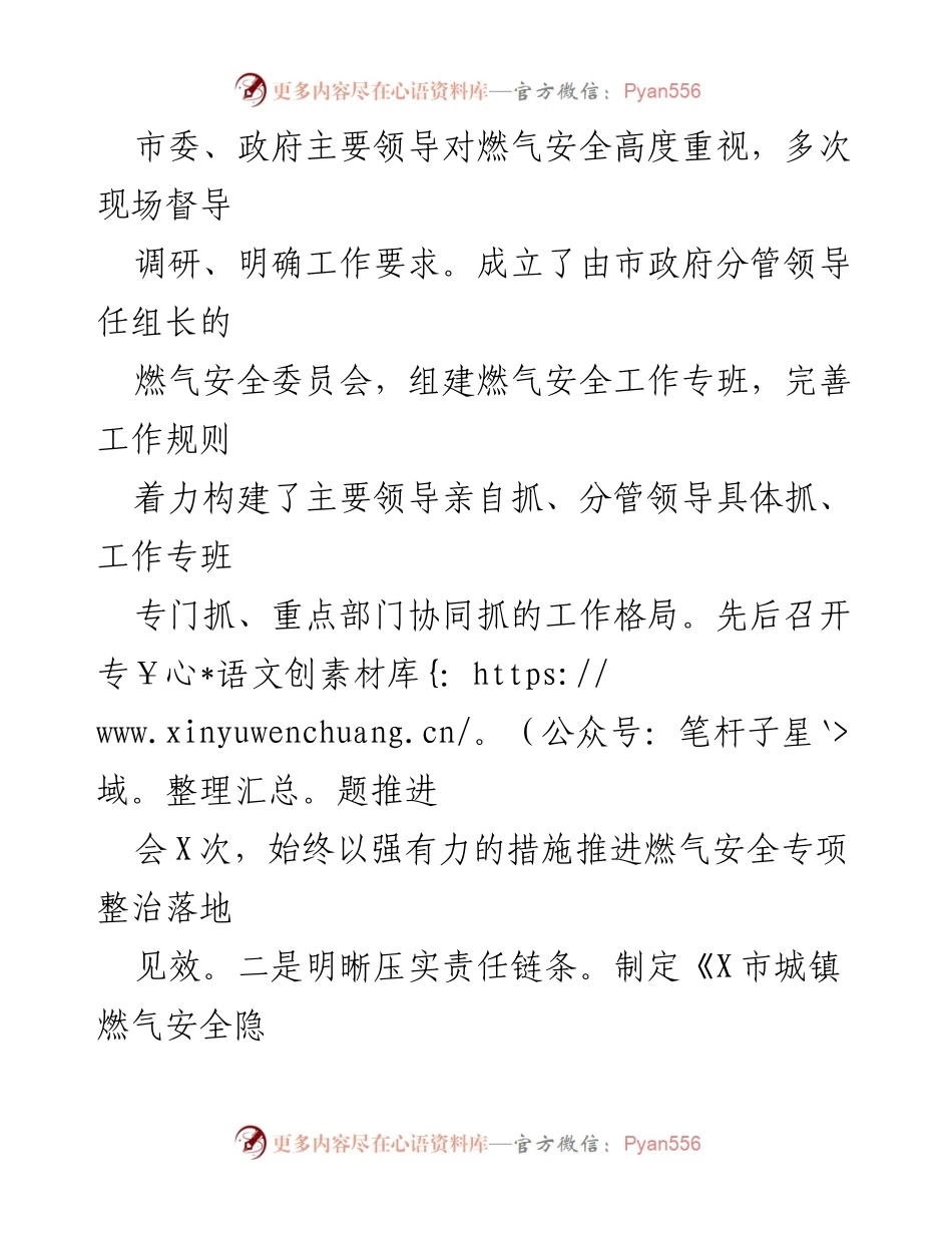 [工作总结] 城镇燃气安全专项整治 - 城镇燃气安全专项整治工作汇报与成效分析.docx_第2页