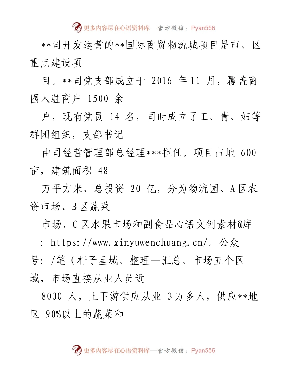 [工作总结] 基层党建 - 商圈市场党建“三化”建设经验总结.docx_第2页