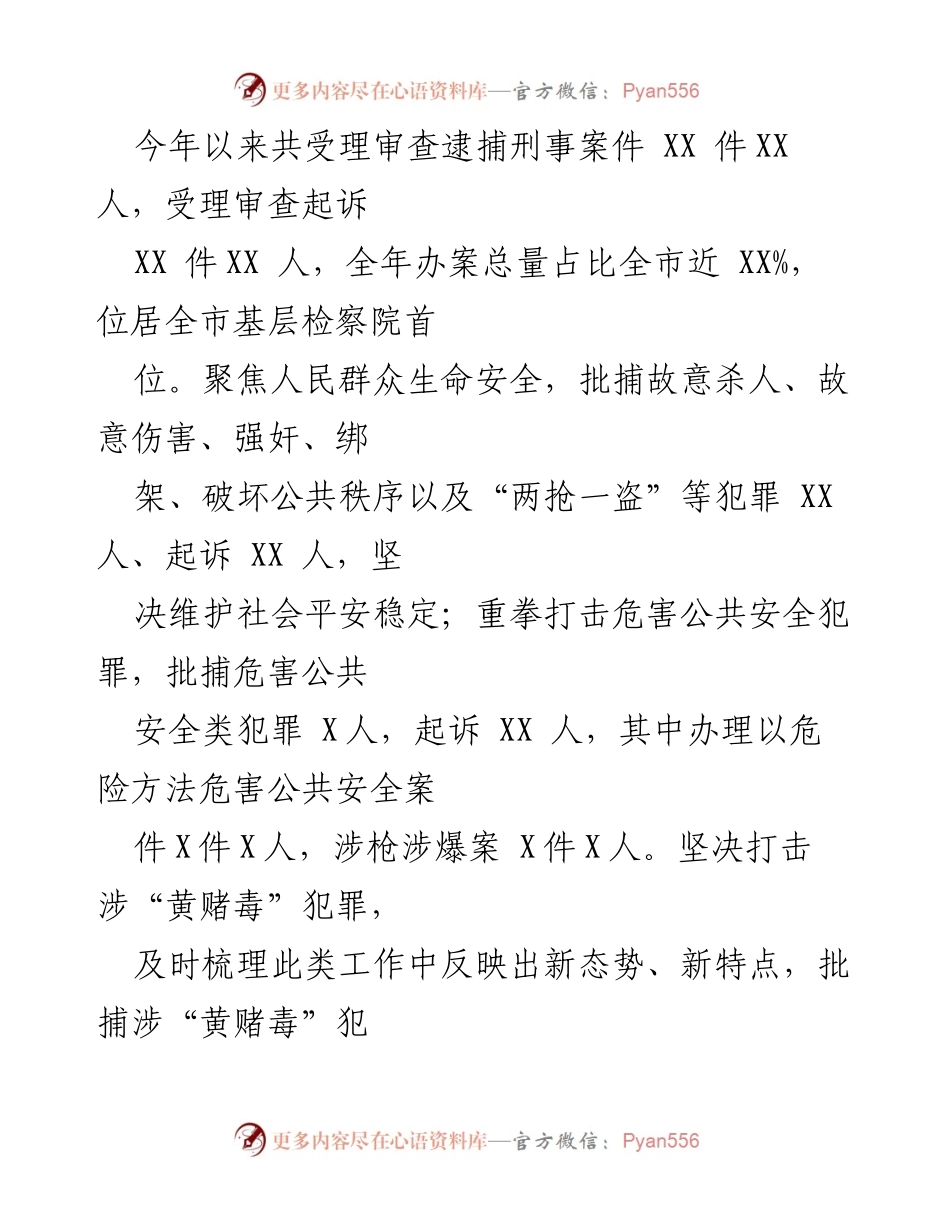 [工作总结] 基层检察院 - 2024年基层检察院工作总结与成效分析.docx_第2页