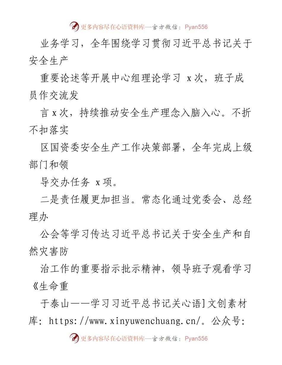[工作总结] 国有企业 - 2023年安全生产工作总结.docx_第2页
