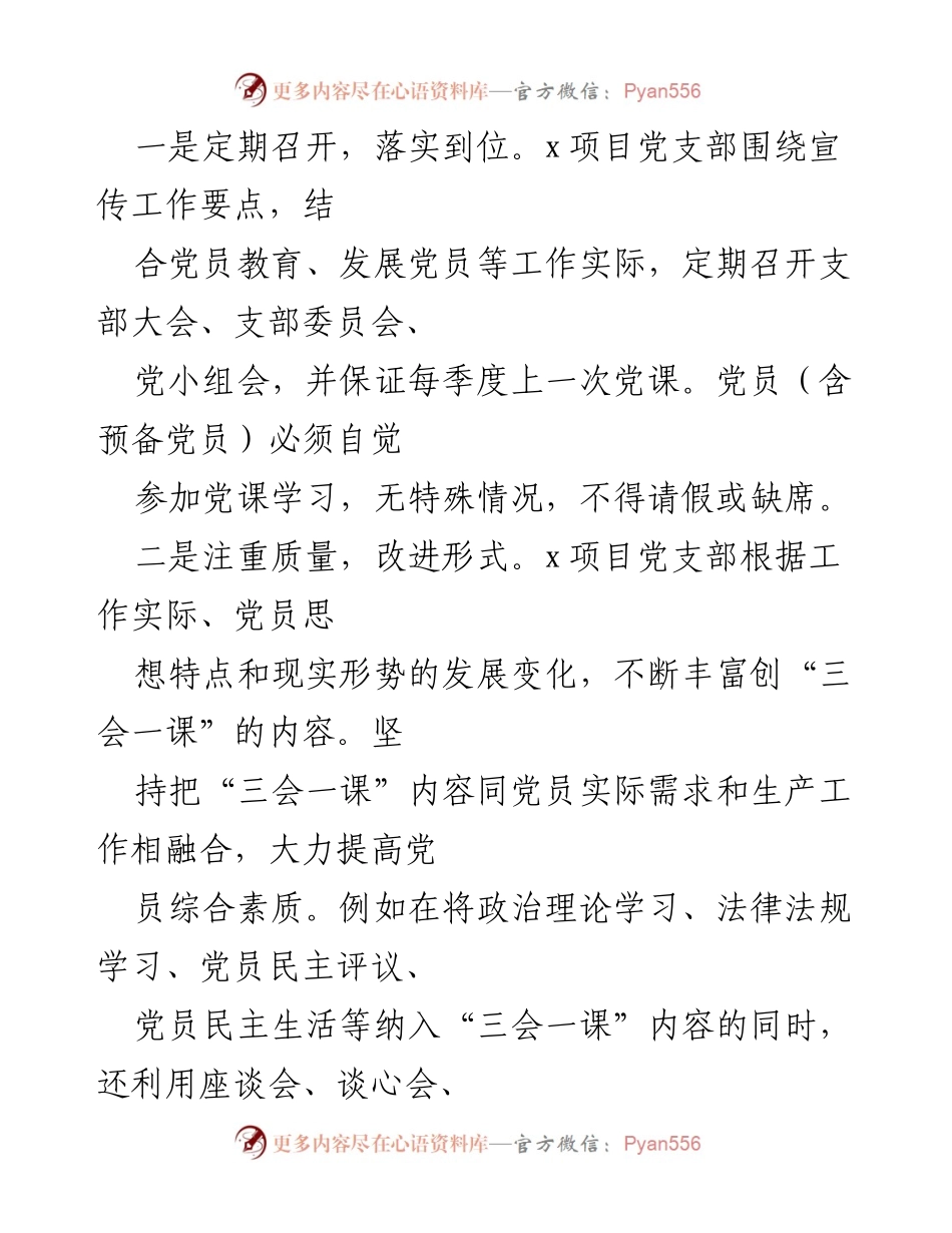 [工作总结] 基层党建 - 落实“三会一课”制度，筑牢基层战斗堡垒的实践与成效.docx_第2页