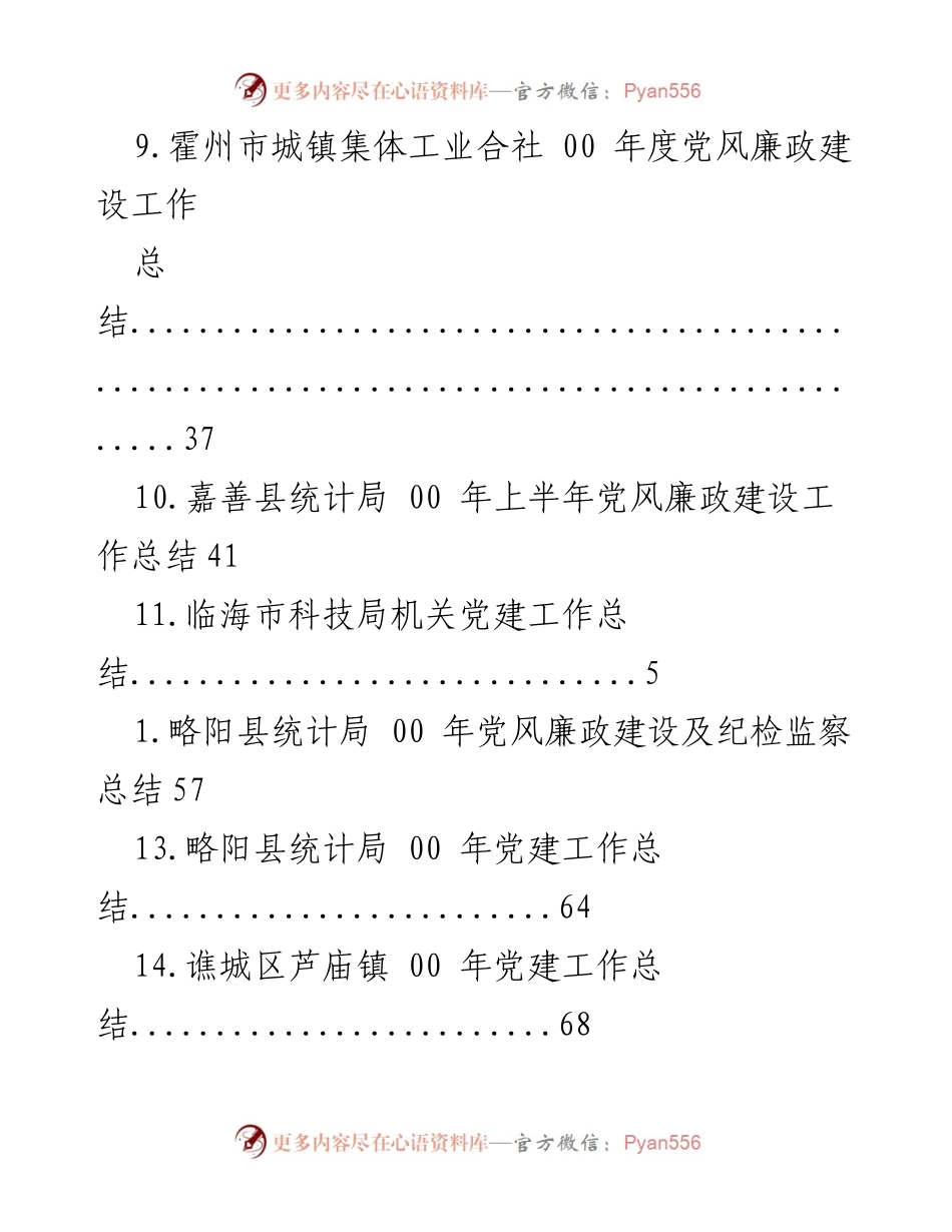 [工作总结] 各单位2020年党风廉政建设与党建工作总结汇编.docx_第2页
