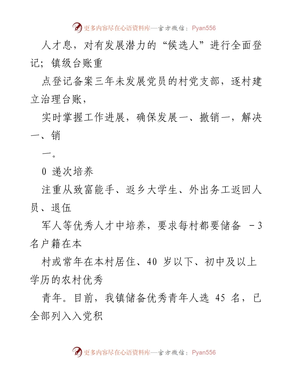 [工作总结] 发展党员整改工作方案实施情况报告.docx_第2页