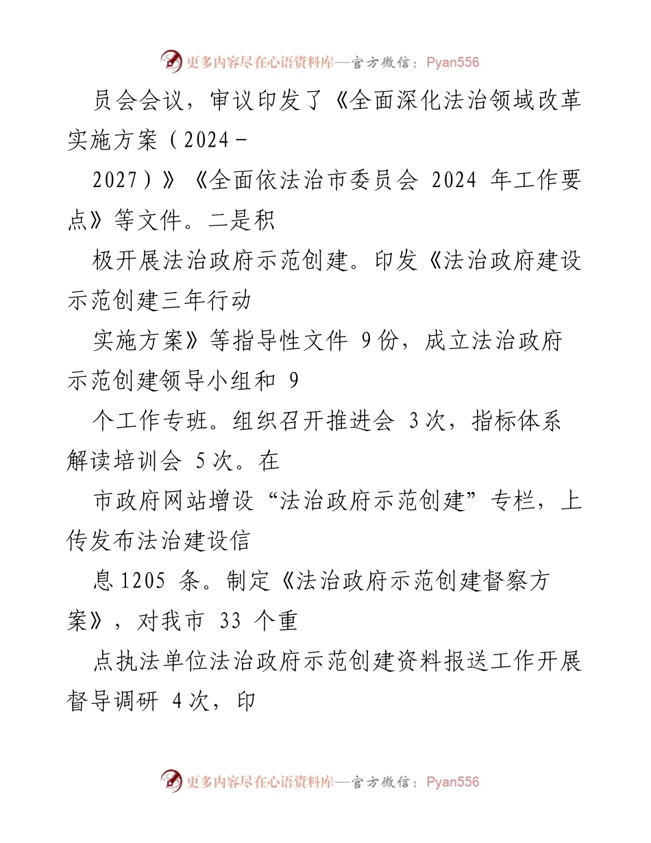 [工作总结] 司法局 - 2024年上半年工作总结及下半年工作计划_1.docx_第2页